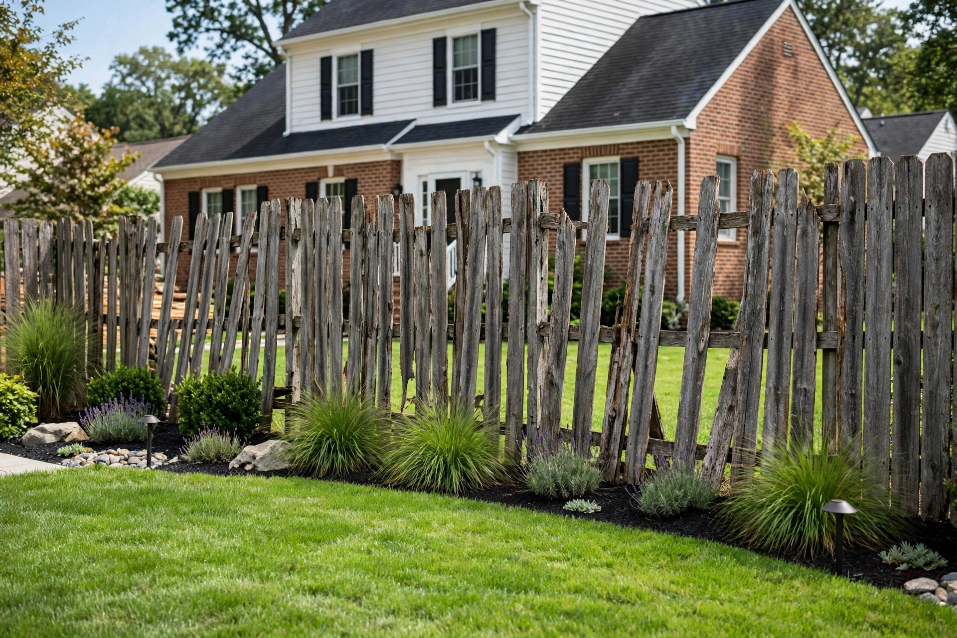 Before photo,  Horizontal Fence Installation in Pointer Ridge, by Bowie Fence Company