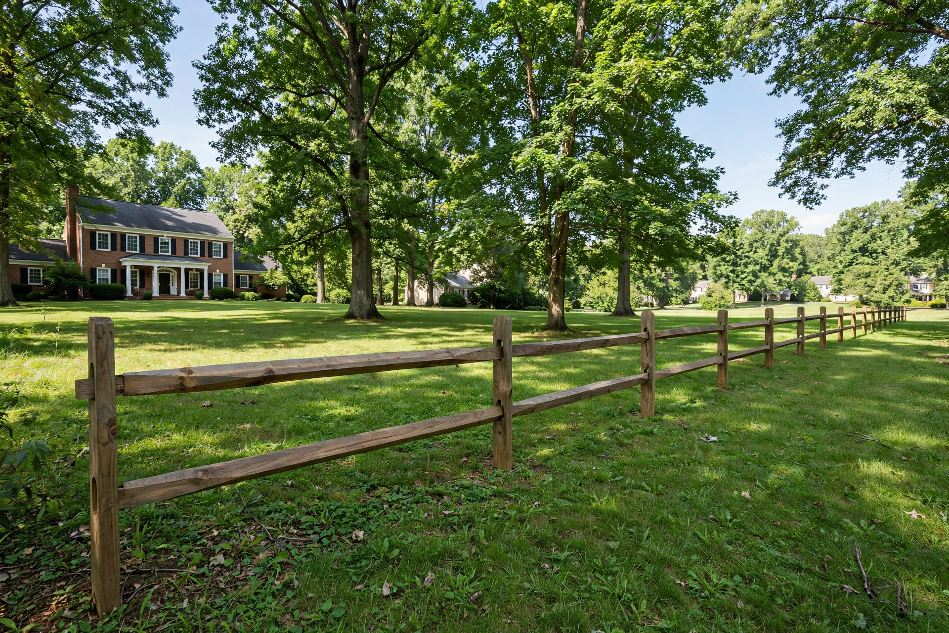 Split Rail Fence Installation —  Split Rail Fence Installation in Mitchellville by Bowie Fence Company